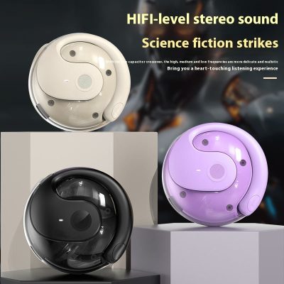 AI Translation Small Coconut Ball Wireless Bluetooth Headset Ear-mounted Headset - Image 7