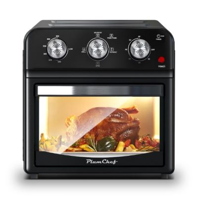 12.5 Qt Air Fryer With Advanced Multi Function Cooking Grill, Air Fry, Defrost, Bake, Presets For French Fries, Pizza, Chicken, Fish, And Toast, Dual Knob Control - Image 9