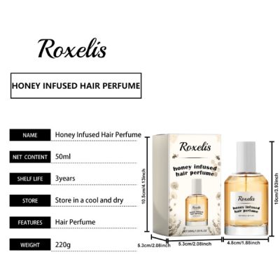 Roxelis Honey Hair Care Perfume Hair Care Fragrance Nourishes And Restores Dry And Rough Hair With A Smooth Moisturizing Perfume - Image 7