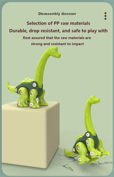 Disassemble And Assemble Dinosaurs, Boys Benefit From Intelligence, Assemble Screws, Children's Toys - Image 2