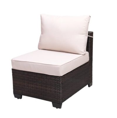 Outdoor Garden Patio Furniture 7Piece PE Rattan Wicker Cushioned Sofa Sets And Coffee Table, Patio Furniture Setoutdoor Couchoutdoor Couch Patio Furnitureoutdoor Sofapatio Couch - Image 7