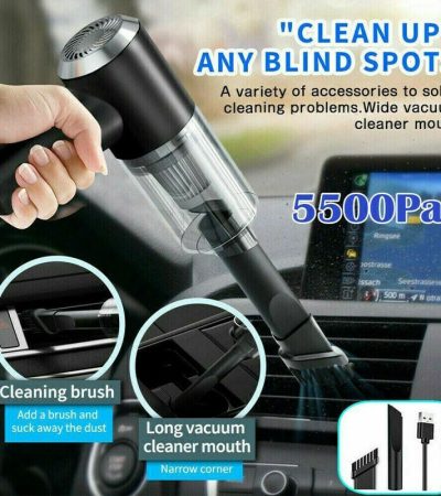 Portable Car Vacuum Cleaner, Handheld Vacuum High Power Cordless, Hand Vacuum Rechargeable Easy To Clean Car Interior, Desktop, Sofa, Keyboard, Drawer And Crevices, Small Spaces