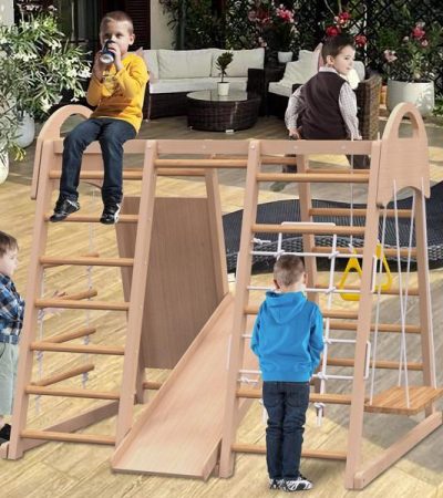 Indoor Playground 7-in-1 Jungle Gym Toy Set