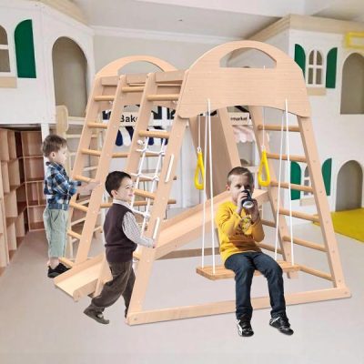 Indoor Playground 7-in-1 Jungle Gym Toy Set - Image 2