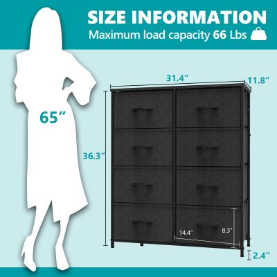 Tall Dressing Table Cloth Storage Tower - Image 10