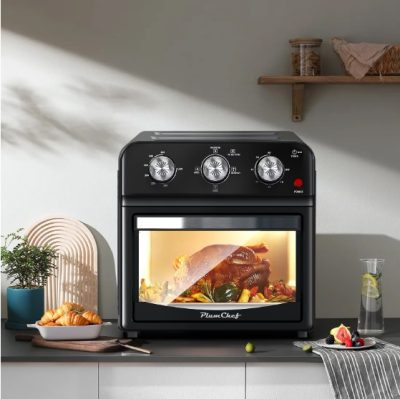 12.5 Qt Air Fryer With Advanced Multi Function Cooking Grill, Air Fry, Defrost, Bake, Presets For French Fries, Pizza, Chicken, Fish, And Toast, Dual Knob Control - Image 10