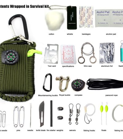 29-in-one outdoor emergency first aid kit Outdoor travel Climbing first aid kit lifesaving kit