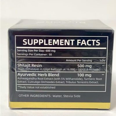 Pure Himalayan Shilajit Gummies  WithAshwagandha, Gokshura  Other Herbs L Noadded Sugar L 60 Chewables Edible Supplement - Image 5