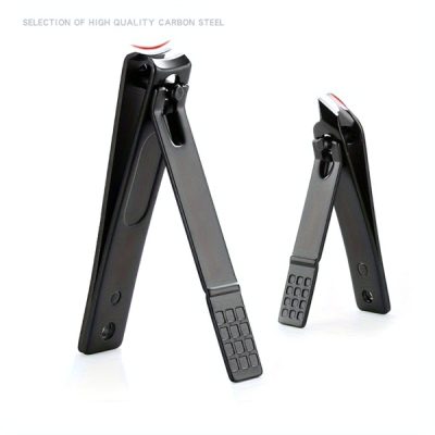 10-piece Black Nail Clipper Set With Travel Case, Professional Cuticle Nippers And Nail Clippers, Complete Grooming Kit For Home And Travel - Image 8