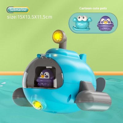 Water Toys Luminous Catapult Submarine Bath Toys - Image 6