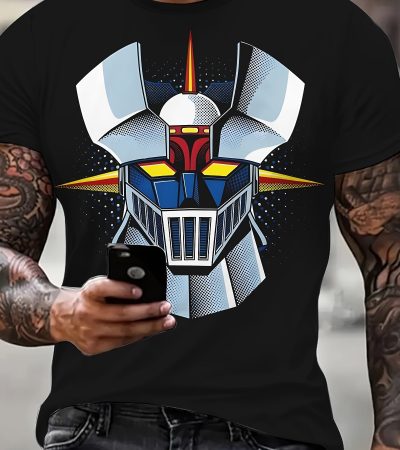 Men's T-shirt, Summer Creative 3D Printing, Round Neck Short Sleeved, Casual Daily Wear, Soft Elastic Fabric