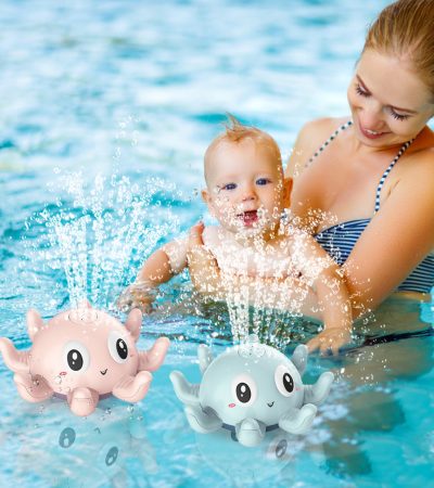 Children's Automatic Water Spray Bath Toys Bath Fun Toys With Flashing Water Spray Toy Baby Swimming Shower With Toys New