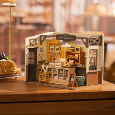 Rolife Becka's Baking House DIY Miniature House For Kids 3D Wooden Toys DG161 - Image 4