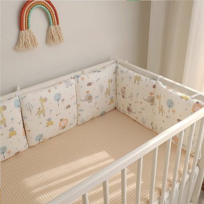 Cartoon embroidered cotton bumper bed - Image 2