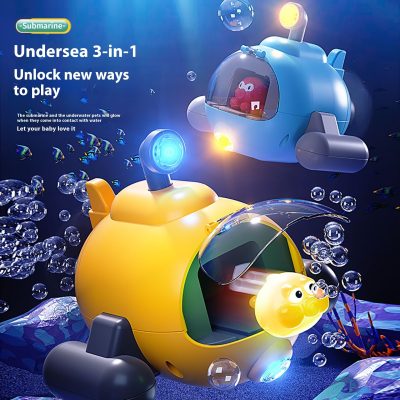 Water Toys Luminous Catapult Submarine Bath Toys - Image 3
