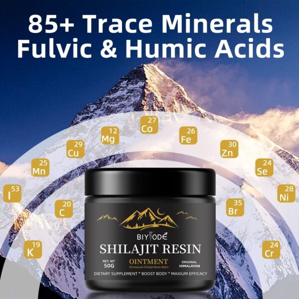 Pure Himalayan Shilajit Gummies  WithAshwagandha, Gokshura  Other Herbs L Noadded Sugar L 60 Chewables Edible Supplement - Image 2