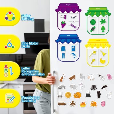 Magnetic Color Assorted Toys Alphabet Game Learning Refridgerator Magnets - Image 5