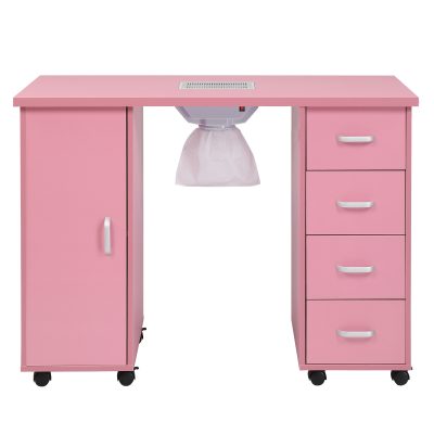 MDF Single Door 4 Drawers With Fans, Nail Art Table