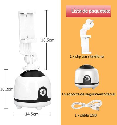 AI Smart 360-degree Face Recognition Video Recording Stand - Image 3