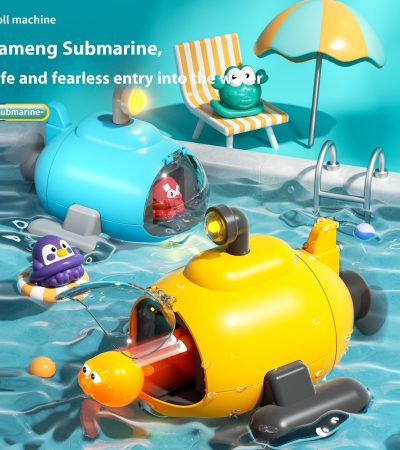 Water Toys Luminous Catapult Submarine Bath Toys