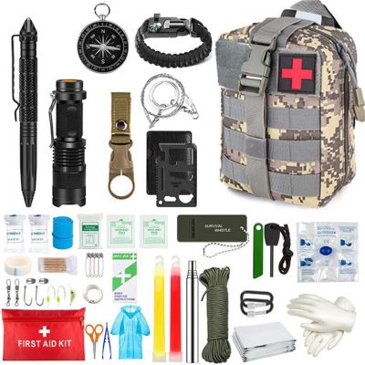 Wilderness Survival First Aid Outdoor Survival Emergency Kit - Image 3