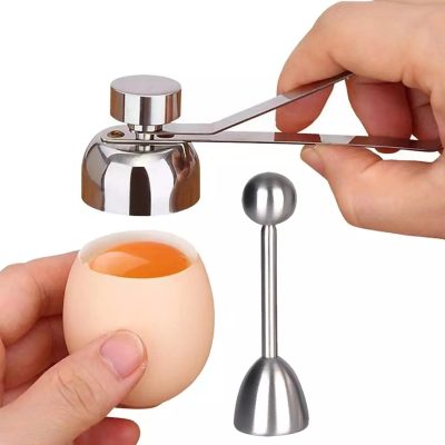 304 Stainless Steel Egg Egg Opener Household Single And Double Head - Image 4