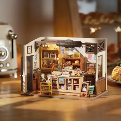 Rolife Becka's Baking House DIY Miniature House For Kids 3D Wooden Toys DG161 - Image 3