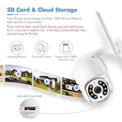 Wireless WiFi Surveillance Camera Dual Light Source AI Smart - Image 6