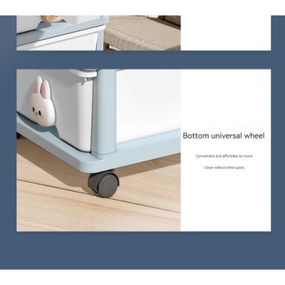 Drawer Storage Rack - 8 Drawers - 4 Layer, Flexible Mobility With Wheels,Wardrobe Storage Organization, Books, Toys, Miscellaneous Storage Rack Suitable For Study, Bedroom, Living Room, Dormitory, Etc - Image 9