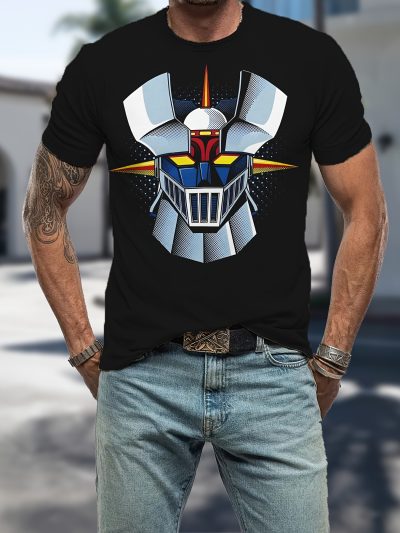 Men's T-shirt, Summer Creative 3D Printing, Round Neck Short Sleeved, Casual Daily Wear, Soft Elastic Fabric - Image 3