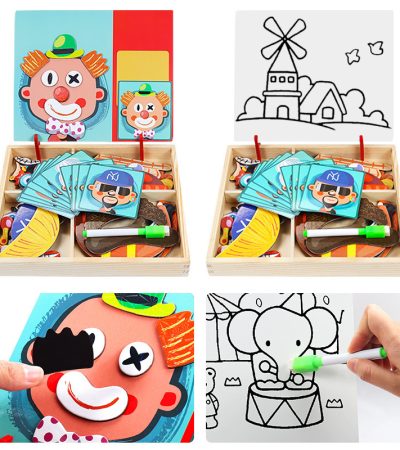 Character Five Senses Magnet Early Learning Educational Toys