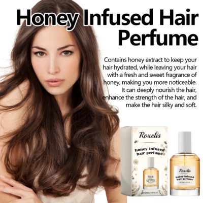 Roxelis Honey Hair Care Perfume Hair Care Fragrance Nourishes And Restores Dry And Rough Hair With A Smooth Moisturizing Perfume - Image 4
