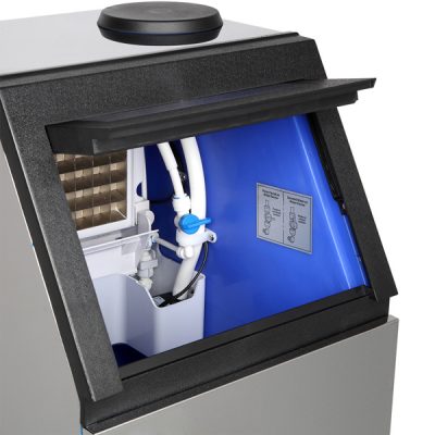 US Standard Ice Maker Silver Stainless Steel Transparent Frosted Lid - Image 8