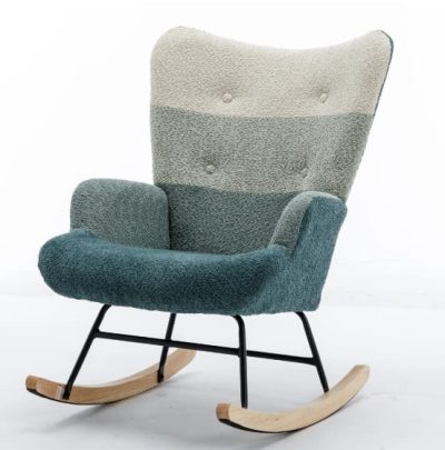 Modern Patchwork Upholstery Chairs - Image 8