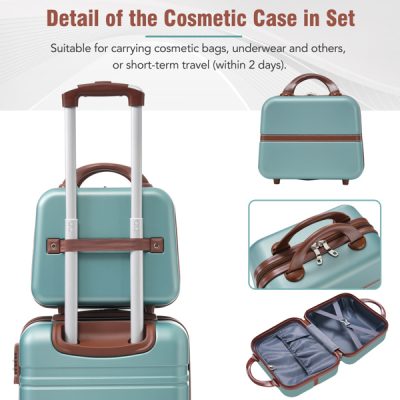20-inch Hard-shell Suitcase With Cosmetic Bag - Image 3