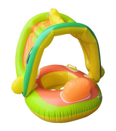 Childrens Swimming Rings Inflatable Detachable Canopy Seat Ring Pvc Baby Swimming Ring Childrens Bath Tub With Sunshade Toys