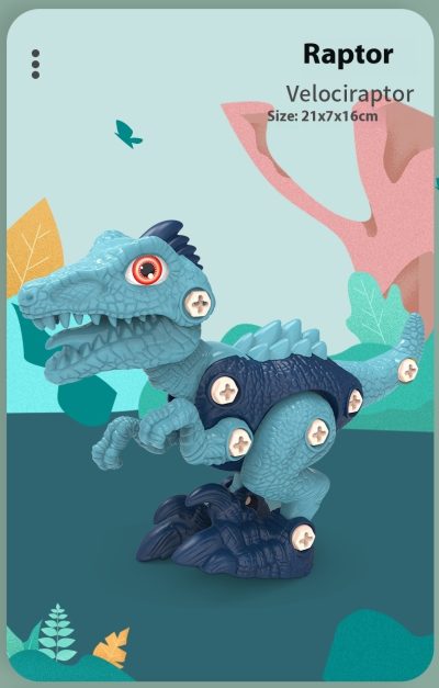 Disassemble And Assemble Dinosaurs, Boys Benefit From Intelligence, Assemble Screws, Children's Toys - Image 6