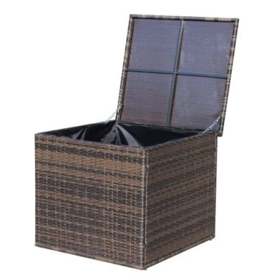 Wicker Patio Furniture Storage Box - Image 7