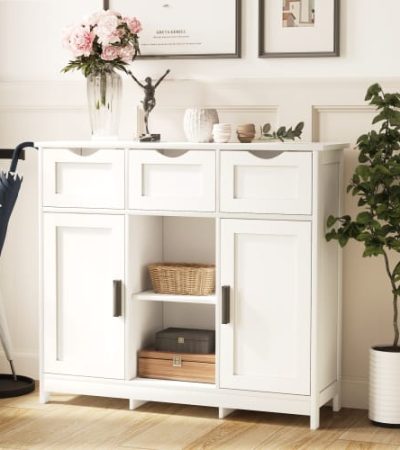 Storage Cabinets,Wooden Floor Cabinet,with Drawers And Shelves Storage Cabinets,Accent Cabinet For Living Room,Bedroom,Bathroom Furniture Home Decor