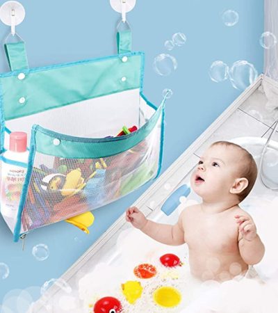 Children Bathroom Bath Toys Storage Mesh Bag