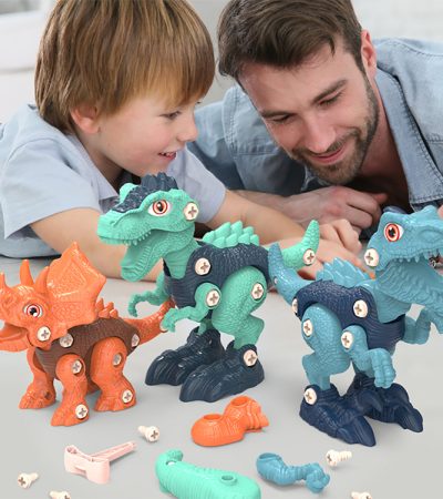 Disassemble And Assemble Dinosaurs, Boys Benefit From Intelligence, Assemble Screws, Children's Toys