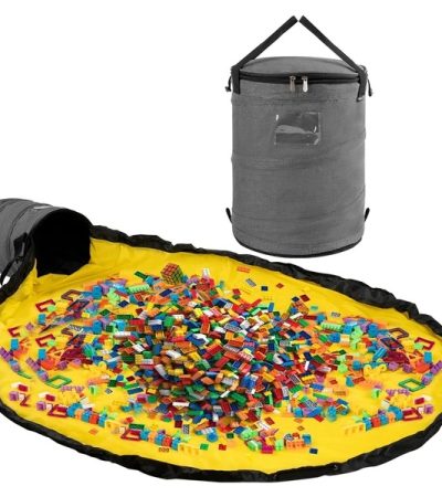 Toy Storage Organizer Play Mat For Kids Bin Toys Box Boys Girls Playroom Holders Rooms