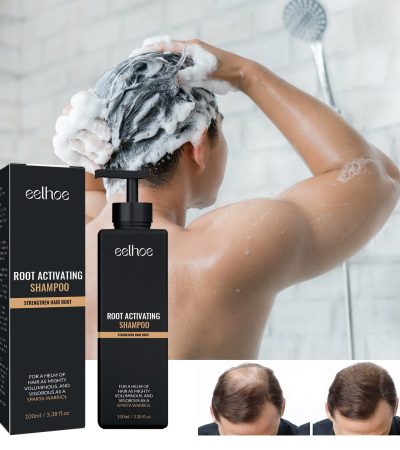 Root Activator Shampoo, Natural Hair Regrowth Shampoos, Unisex Hair Thickening Shampoo, Gently Shampoo For Men & Women, Nourishing Long Lasting Hair Care For Darker & Thicker Hair