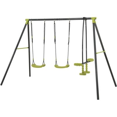 Outdoor Playground With Three Swings - Image 2