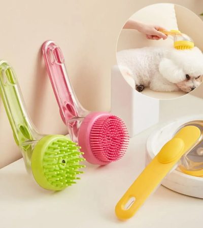 Dogs Cats Pets Brush Pet Bath Brush Cleaning Brushes Long Handle Shower Brush Pet Supplies Cat Dog Pet Grooming Comb For Pet Products