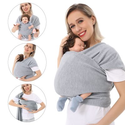 Baby Carrier Front Wrap Scarf Baby Carrier Bag Multi-functional Baby Carrier Front And Back Dual - Image 4