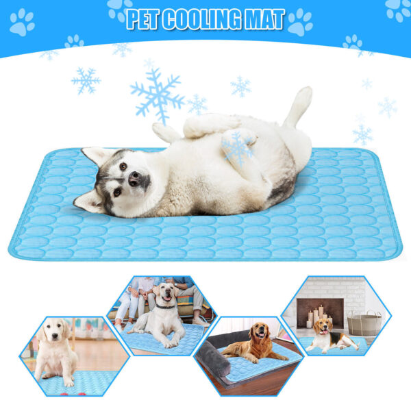 Pet Cooling Mat Cool Pad Cushion Dog Cat Puppy Blanket For Summer Sleeping Bed Dog Cooling Bed Pet Cooling Mat - Image 5