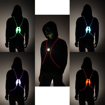Safety Vest Warning Bicycle Light - Image 3