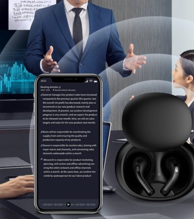 Intelligent AI Voice Translator Offline Conference