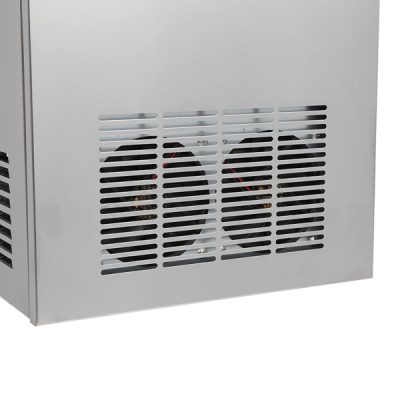 US Standard Ice Maker Silver Stainless Steel Transparent Frosted Lid - Image 3